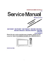 Preview for 31 page of Panasonic NN-S554WF Service Manual