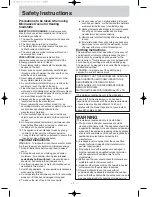 Preview for 3 page of Panasonic NN-S555 Operation Manual