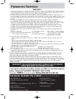 Preview for 20 page of Panasonic NN-S555 Operation Manual