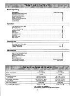 Preview for 3 page of Panasonic NN-S559 Operating Instructions Manual