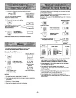 Preview for 10 page of Panasonic NN-S559 Operating Instructions Manual