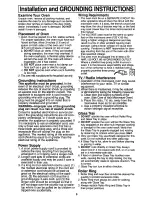 Preview for 5 page of Panasonic NN-S560WF Operating Instructions Manual