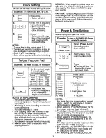 Preview for 9 page of Panasonic NN-S560WF Operating Instructions Manual