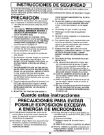 Preview for 22 page of Panasonic NN-S560WF Operating Instructions Manual