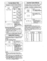 Preview for 10 page of Panasonic NN-S561 Operating Instructions Manual