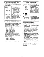 Preview for 11 page of Panasonic NN-S562 Operating Instructions Manual