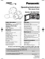 Panasonic NN-S563 Operating Instructions Manual preview