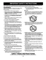 Preview for 4 page of Panasonic NN-S568 Operating Instructions Manual