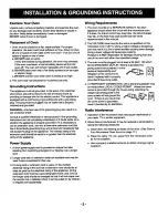 Preview for 5 page of Panasonic NN-S568 Operating Instructions Manual