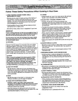 Preview for 6 page of Panasonic NN-S568 Operating Instructions Manual