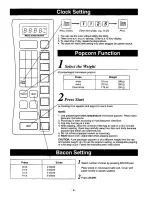 Preview for 11 page of Panasonic NN-S576 Operating Instructions Manual