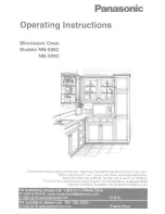 Preview for 1 page of Panasonic NN-S592SF Operating Instructions Manual