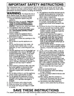 Preview for 4 page of Panasonic NN-S592SF Operating Instructions Manual