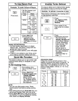 Preview for 12 page of Panasonic NN-S592SF Operating Instructions Manual