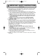 Preview for 5 page of Panasonic NN-S615BF Operating Instructions Manual