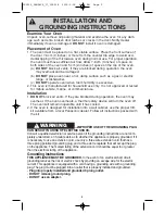 Preview for 7 page of Panasonic NN-S615BF Operating Instructions Manual