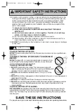 Preview for 4 page of Panasonic NN-S645 Operating Instructions Manual