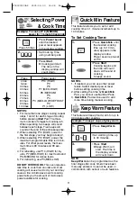 Preview for 13 page of Panasonic NN-S645 Operating Instructions Manual