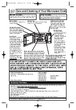 Preview for 24 page of Panasonic NN-S645 Operating Instructions Manual