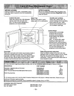 Preview for 15 page of Panasonic NN-S658BA Operating Instructions Manual