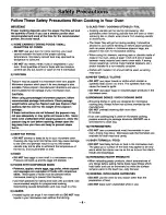 Preview for 6 page of Panasonic NN-S669BA Operating Instructions Manual