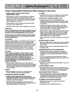 Preview for 6 page of Panasonic NN-S688BA Operating Instructions Manual