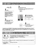 Preview for 10 page of Panasonic NN-S688BA Operating Instructions Manual