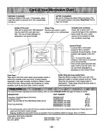 Preview for 35 page of Panasonic NN-S688BA Operating Instructions Manual