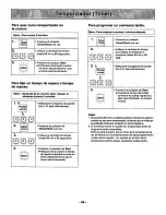 Preview for 46 page of Panasonic NN-S688BA Operating Instructions Manual