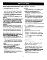 Preview for 6 page of Panasonic NN-S697 Operating Instructions Manual