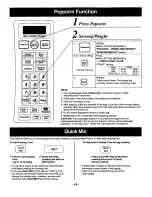 Preview for 17 page of Panasonic NN-S697 Operating Instructions Manual