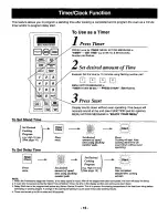 Preview for 18 page of Panasonic NN-S697 Operating Instructions Manual