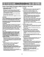 Preview for 6 page of Panasonic NN-S698BA Operating Instructions Manual