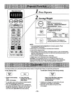 Preview for 16 page of Panasonic NN-S698BA Operating Instructions Manual