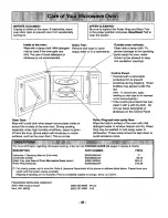 Preview for 37 page of Panasonic NN-S698BA Operating Instructions Manual