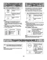 Preview for 45 page of Panasonic NN-S698BA Operating Instructions Manual