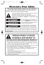 Preview for 2 page of Panasonic NN-S710S Operating Instructions Manual