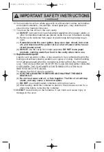 Preview for 4 page of Panasonic NN-S710S Operating Instructions Manual