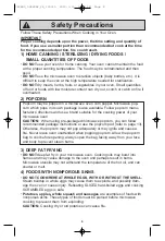 Preview for 8 page of Panasonic NN-S710S Operating Instructions Manual