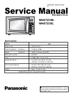 Panasonic NN-S723BL Service Manual preview