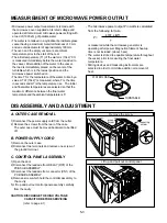 Preview for 13 page of Panasonic NN-S723BL Service Manual