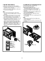 Preview for 15 page of Panasonic NN-S723BL Service Manual