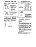 Preview for 11 page of Panasonic NN-S742 Operating Instructions Manual