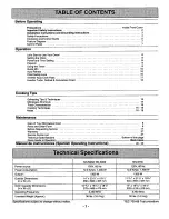 Preview for 3 page of Panasonic NN S750 Operating Instructions Manual