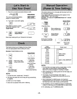 Preview for 10 page of Panasonic NN S750 Operating Instructions Manual