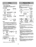 Preview for 11 page of Panasonic NN S750 Operating Instructions Manual