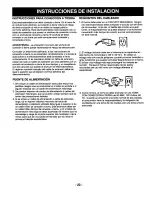 Preview for 25 page of Panasonic NN S750 Operating Instructions Manual