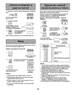 Preview for 29 page of Panasonic NN S750 Operating Instructions Manual