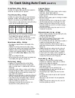 Preview for 20 page of Panasonic NN-S751 Operation Manual