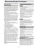 Preview for 30 page of Panasonic NN-S751 Operation Manual